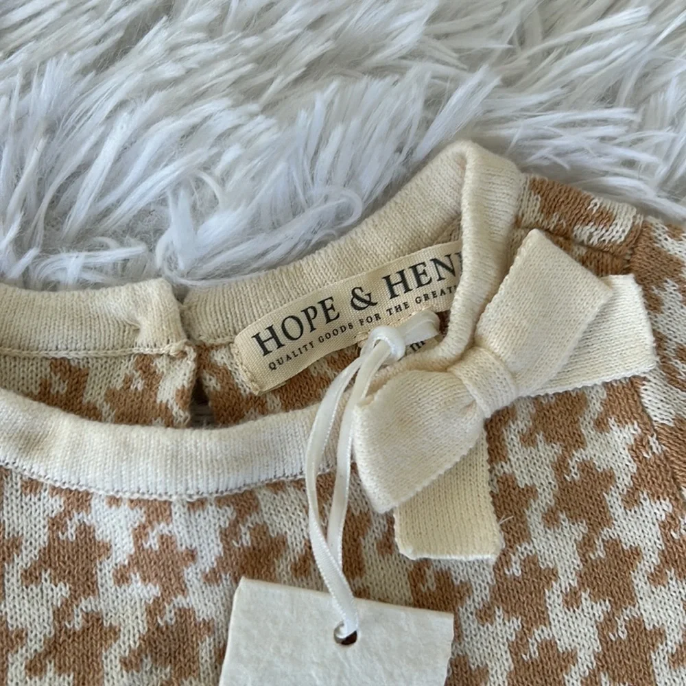 Hope and Henry knit sweater girls dress